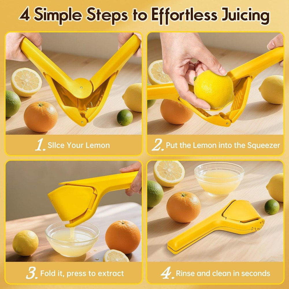 Manual Lemon Squeezer, Hand Lemon Squeezer, Durability and longevity, Easy to...