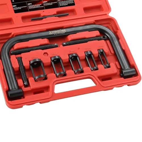 Auto Valve Spring Compressor C Clamp Tool Set Suitable for Motorcycle, ATV,