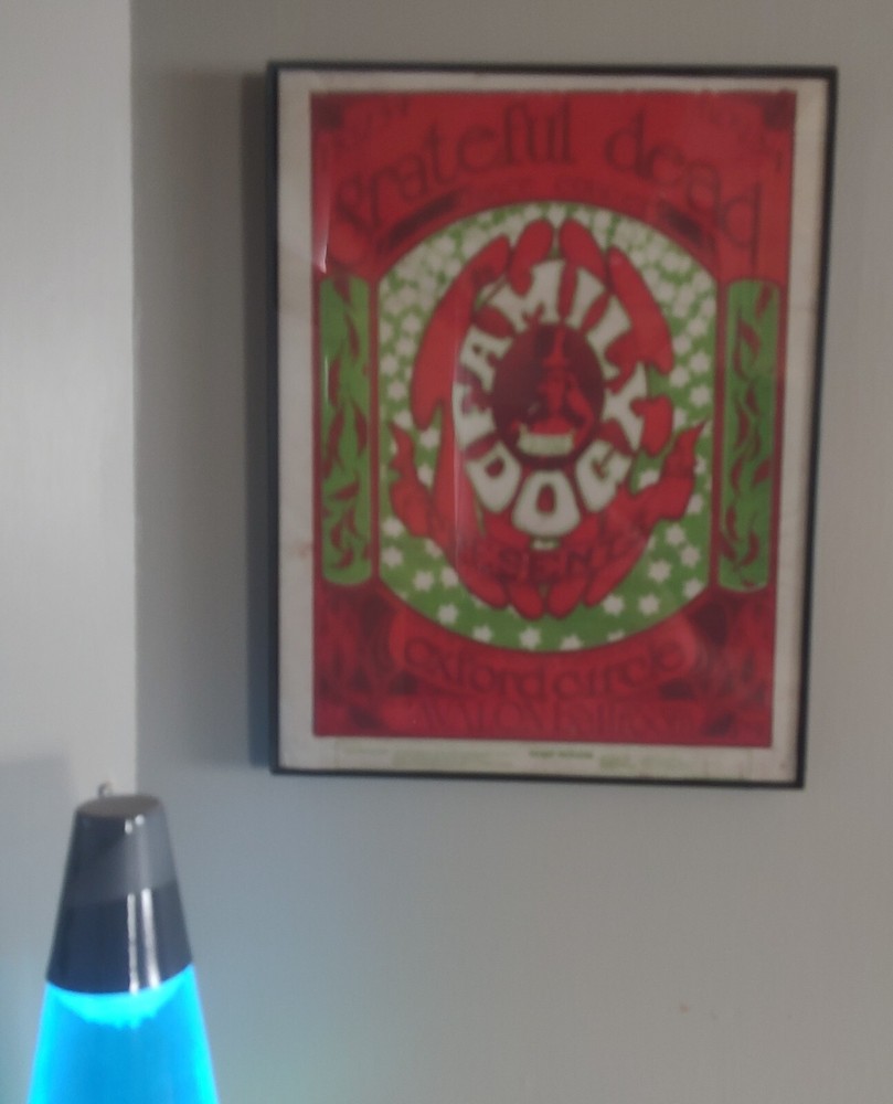 1966 FD 33 / Grateful Dead   Handbill / Avalon  / Framed  Print