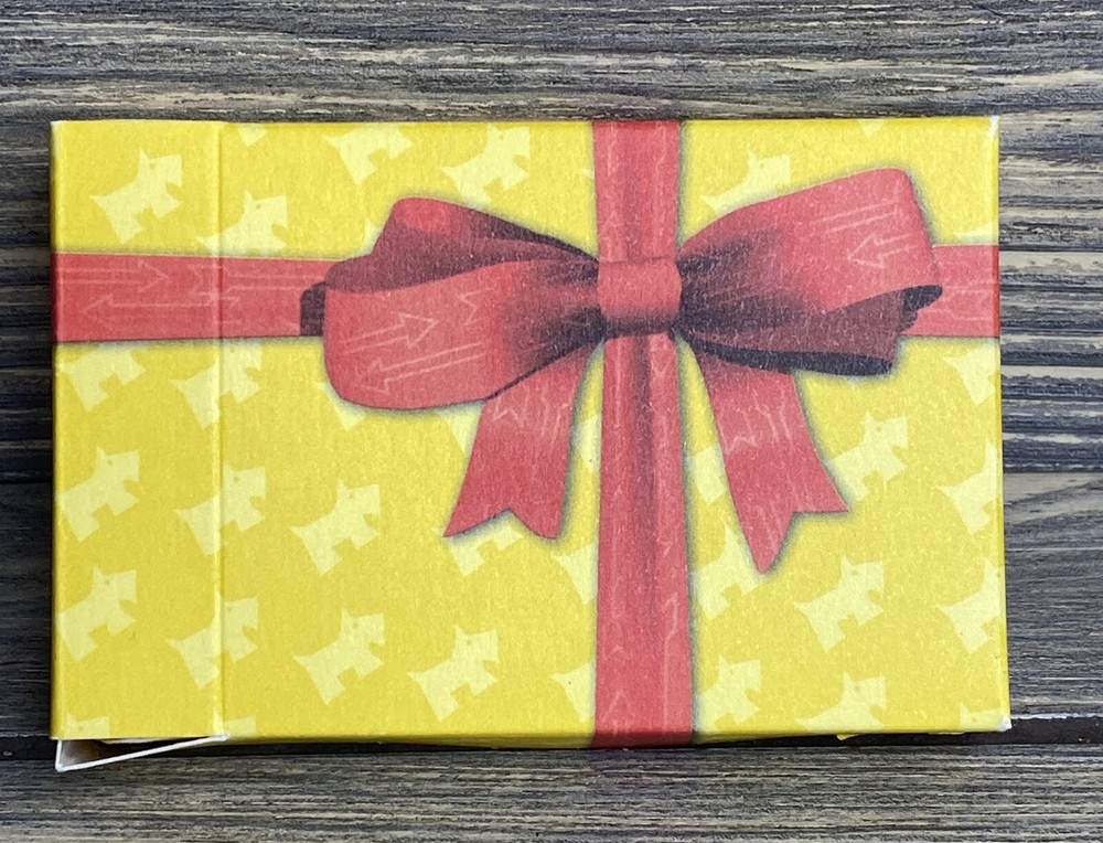 Hasbro 2011 Monopoly Junior Party Yellow Red Bow Party Box Replacement Part