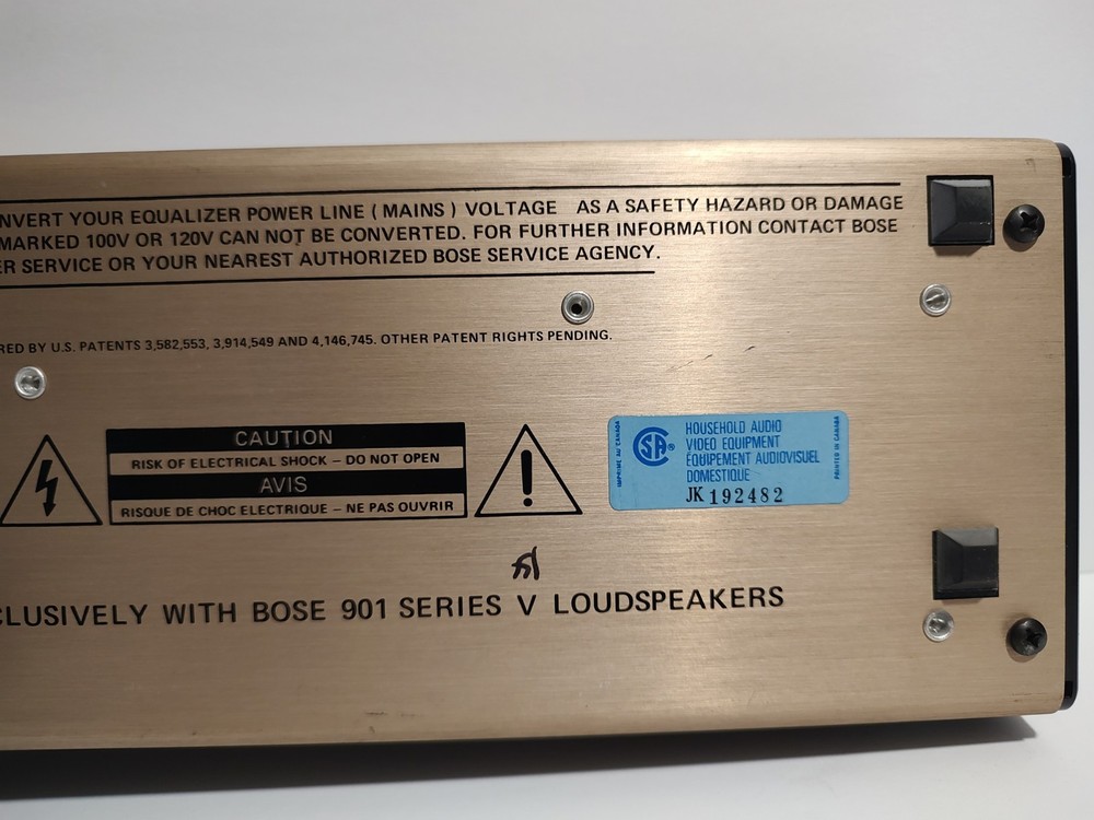 Bose 901 Series V Active Equalizer WORKS TESTED