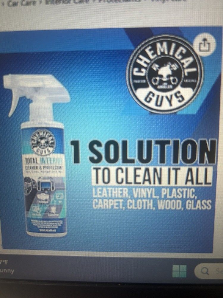 Total Interior Cleaner Protectant 16 oz