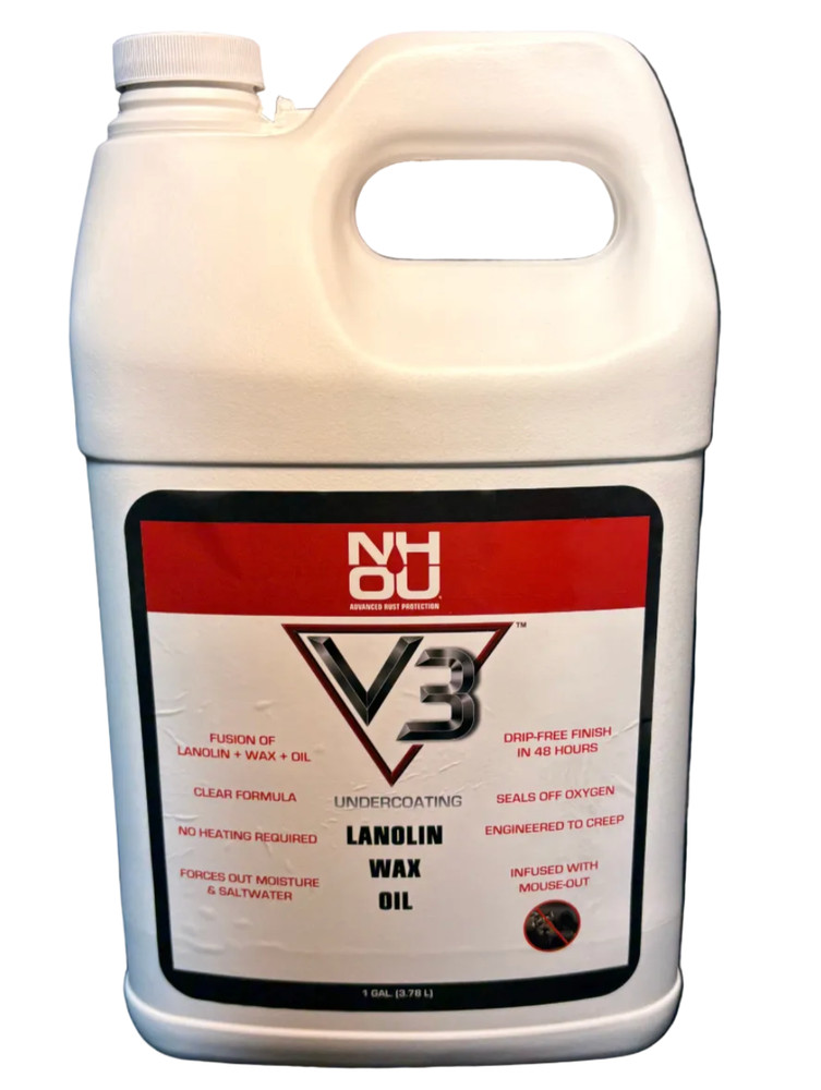 NHOU V3 Clear Pro Undercoating Gun Kit (2 B Quart Bottles)