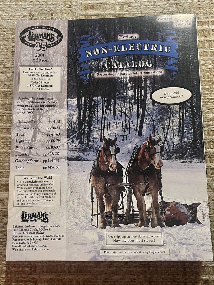 2001 Lehman's Hardware Catalog