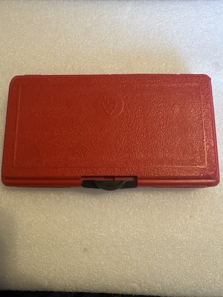 Snap On Screwdriver Bit Plastic Storage Case NEW