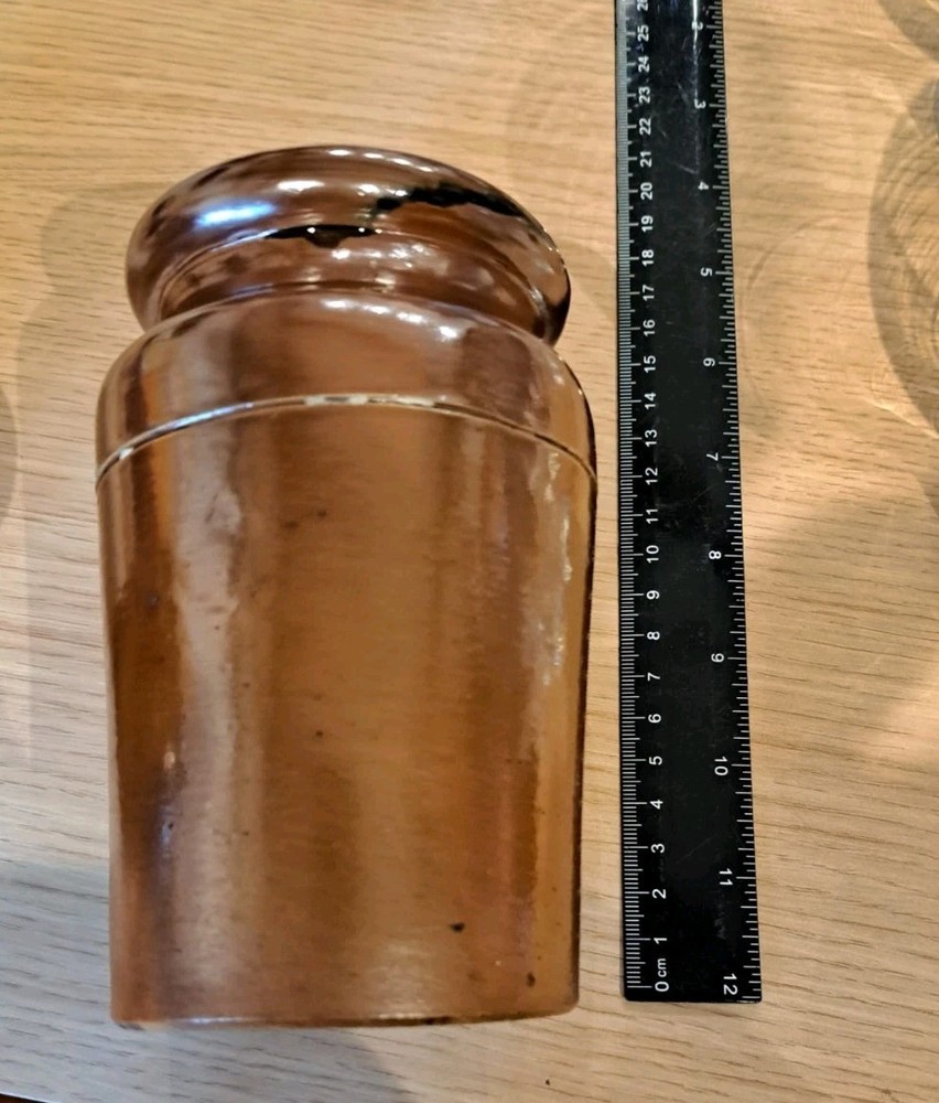 Old Stoneware Salt Glazed Stoneware Pot