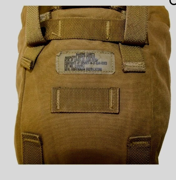 Dump Pouch USMC Roll Coyote USGI FILBE Assault Mag Carrier GOOD condition Brown
