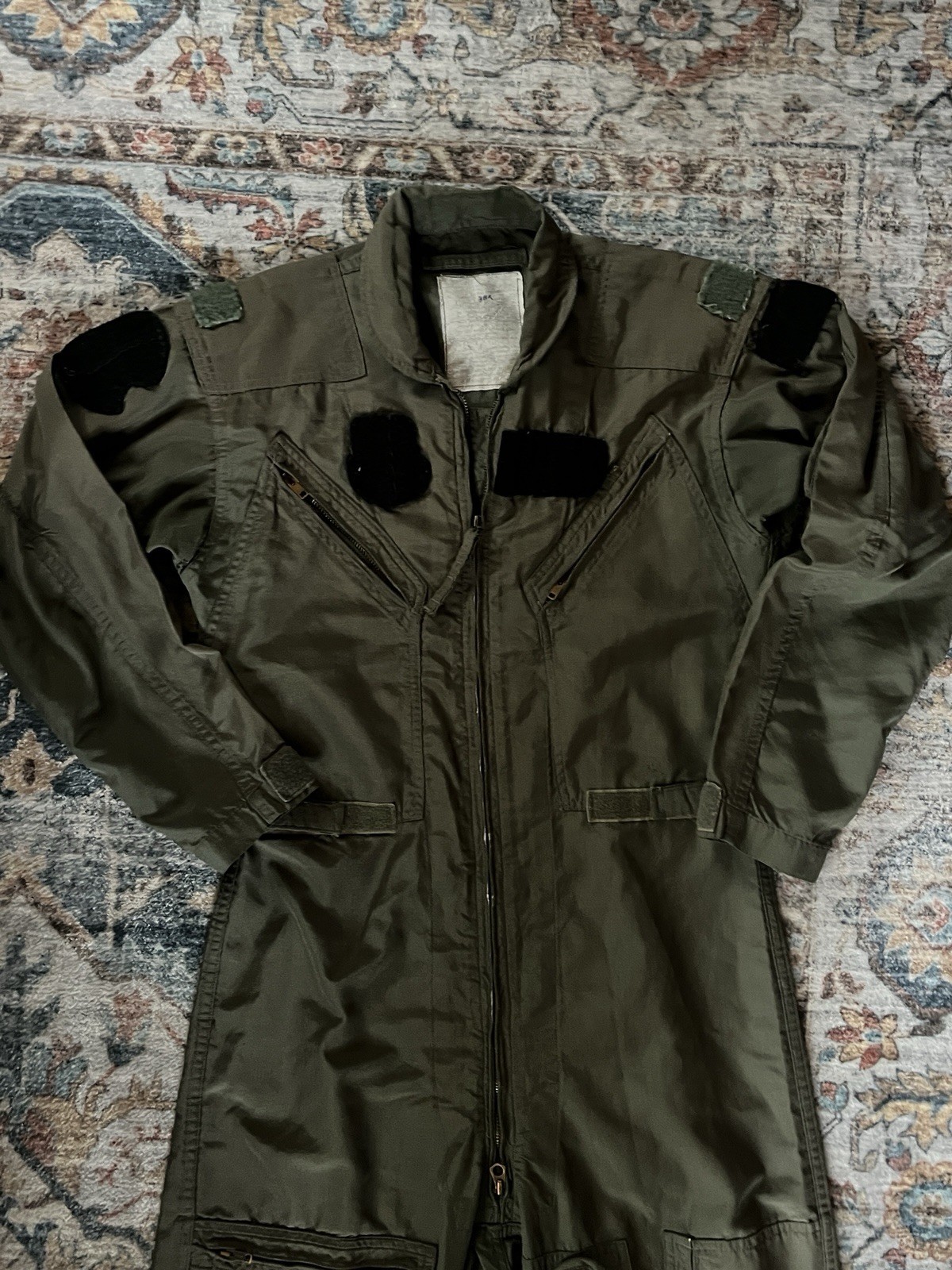 USAF Flyers CWU-27/P Military Flight Suit Coveralls Sage Green 38R