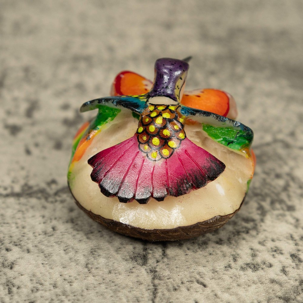 Hummingbird Tagua Carving