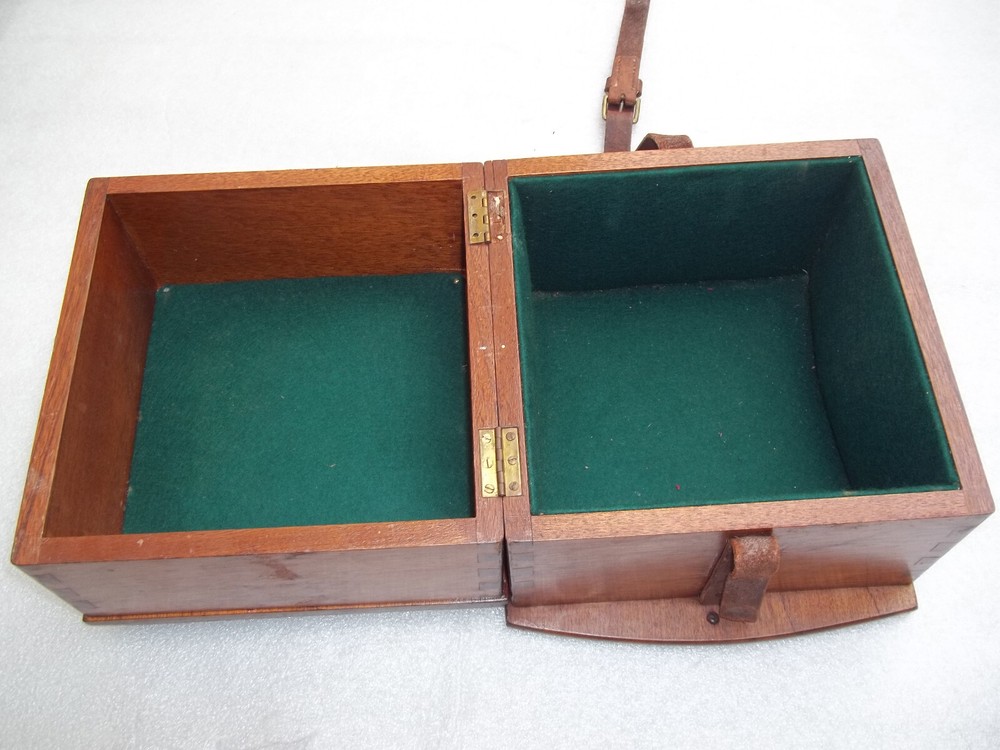 Antique Marine Chronometer Guard Case - Damaged Hinge