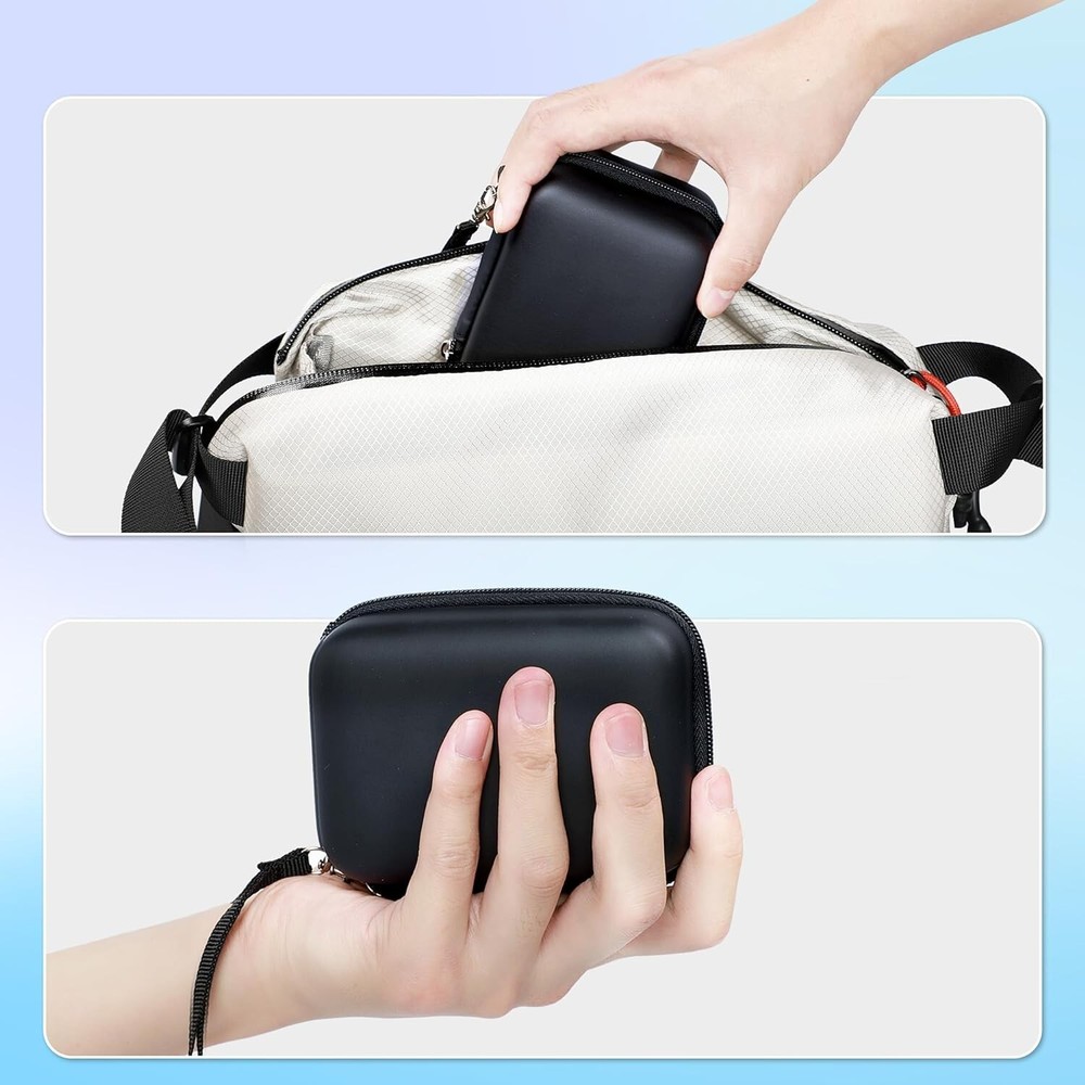 Label Printer Case Compatible with P31S Label Maker, (Case Only), Black