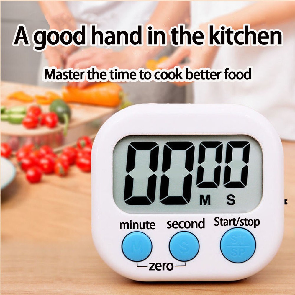 Digital Kitchen Timer Timer Learning Management Timer Suitable Cooking,Egg 1/4 x