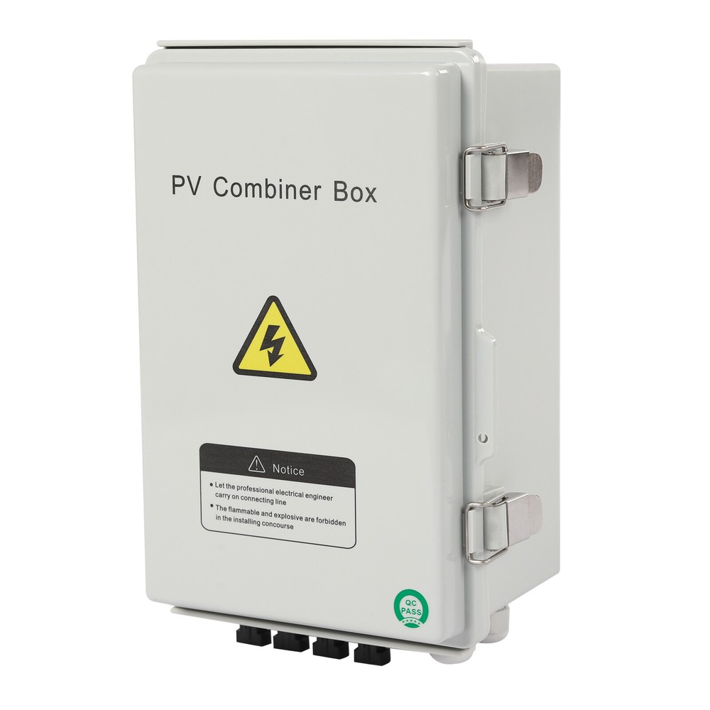 4 String Solar Combiner Box PV Combiner Circuit Breaker 63A For Solar Panel Kit