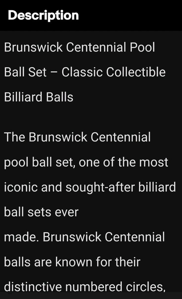 Pristine! Brunswick Centennial Pool ball set + FREE LEATHER custom brief case
