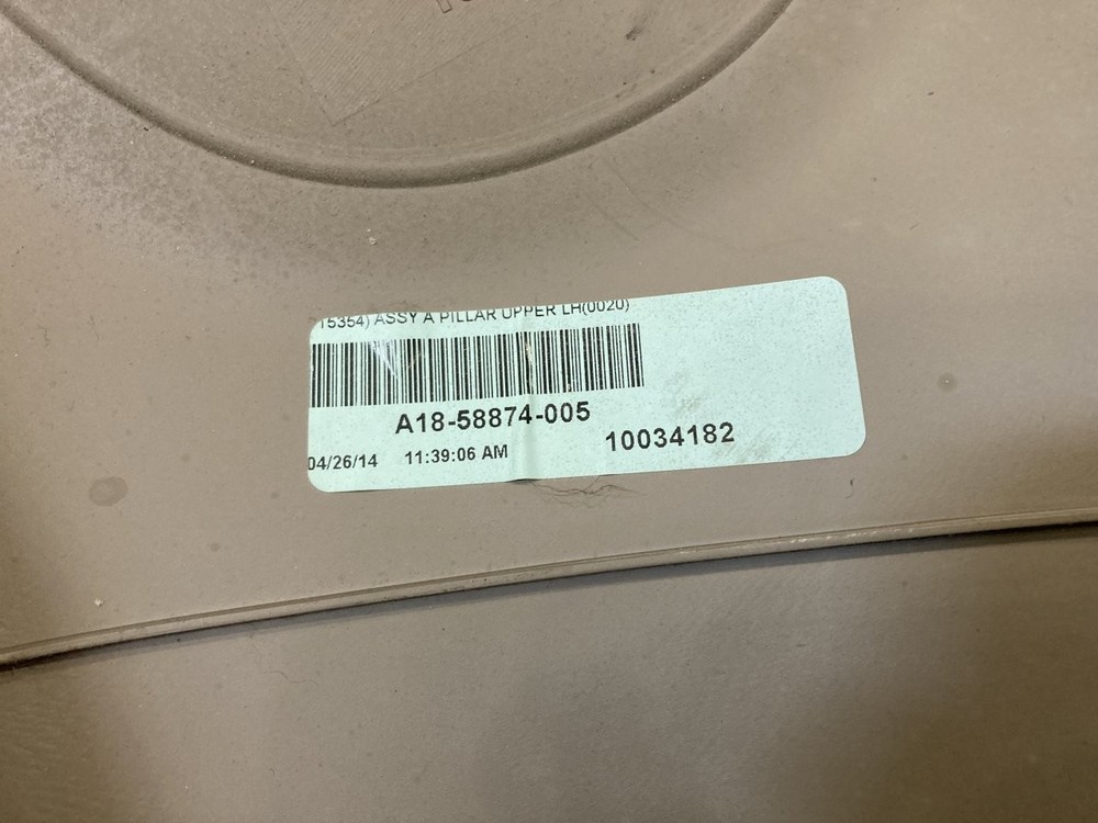 Freightliner CASCADIA PLASTIC Left/Driver A PILLER Trim/Panel