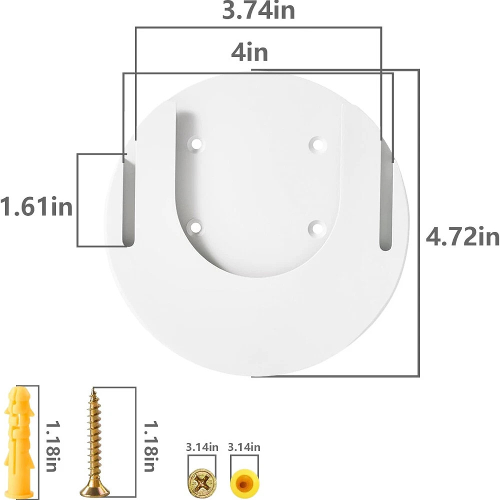 Freestyle Wall Mount Projector Stand Adjustable Bracket White