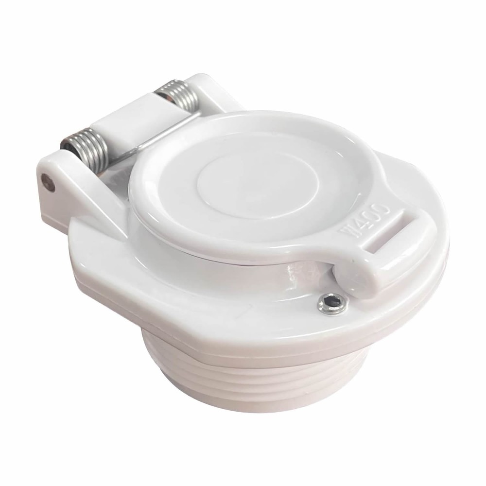 Safety Pool Vacuum Lock Wall Fitting White W400BWHP