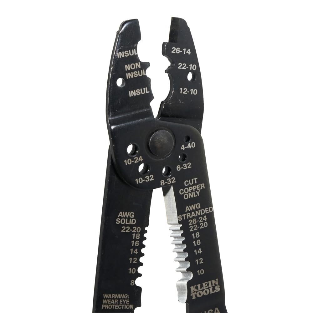 Klein Tools 1001 Multi Tool, Made in USA, Wire Stripper / One Size, Red