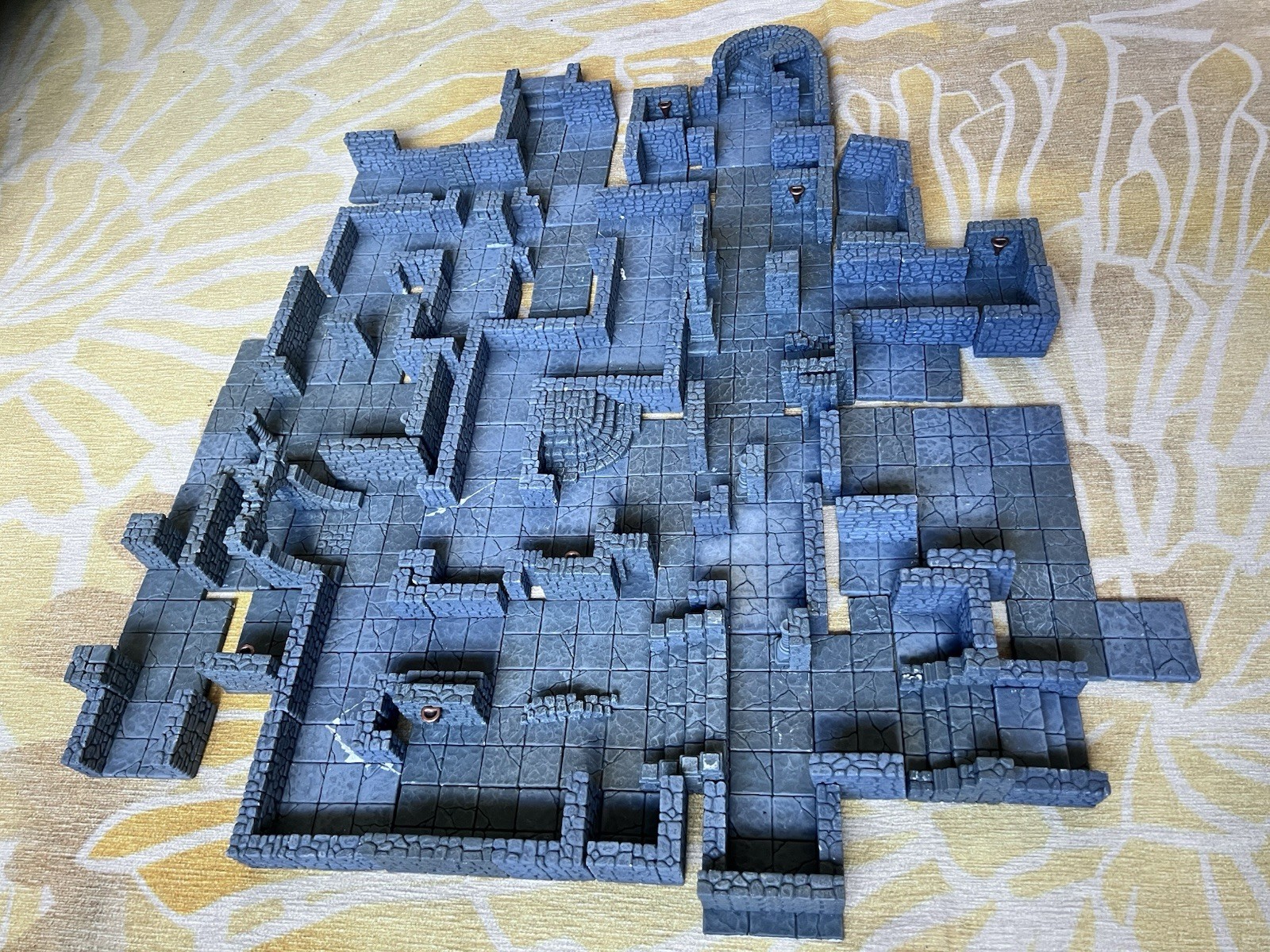 Handmade Dungeon Terrain Lot Tile Set (similar To Dwarven Forge) D&D Dragons 5e