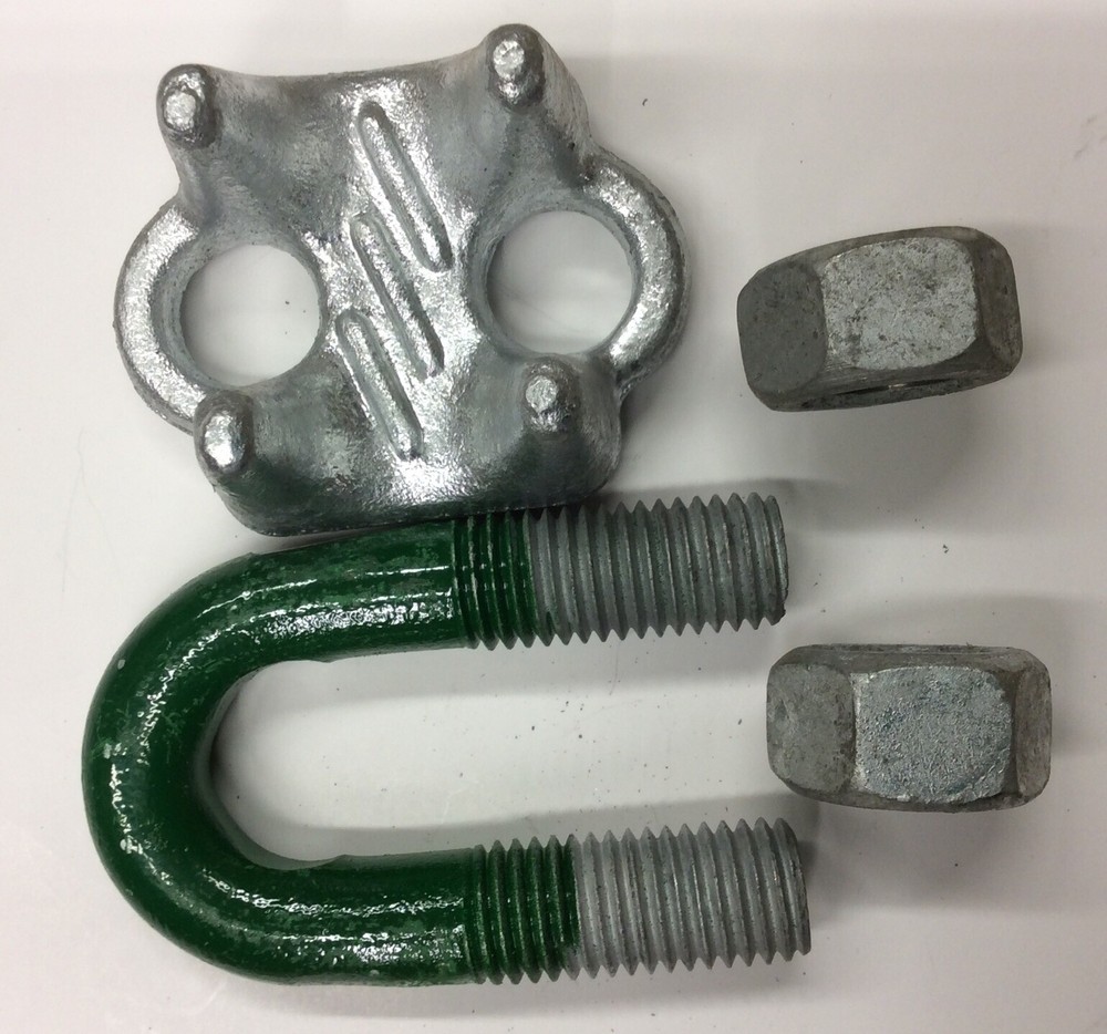 Wire Rope Cable Clip 7/8” Galvanized Drop Forged 8 pieces Rigging Grip