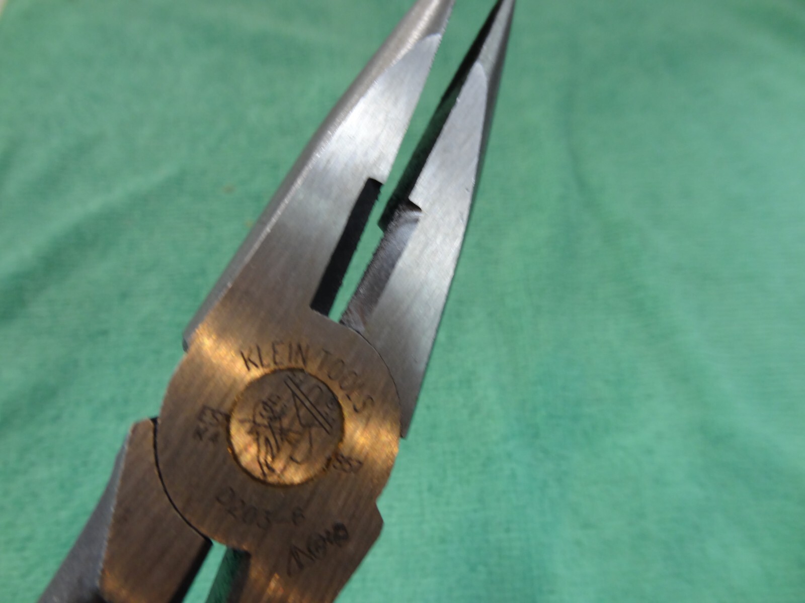 Klein Tools D203-8 Pliers, Needle Nose Side-Cutters 8-Inch - FREESHIPPING!