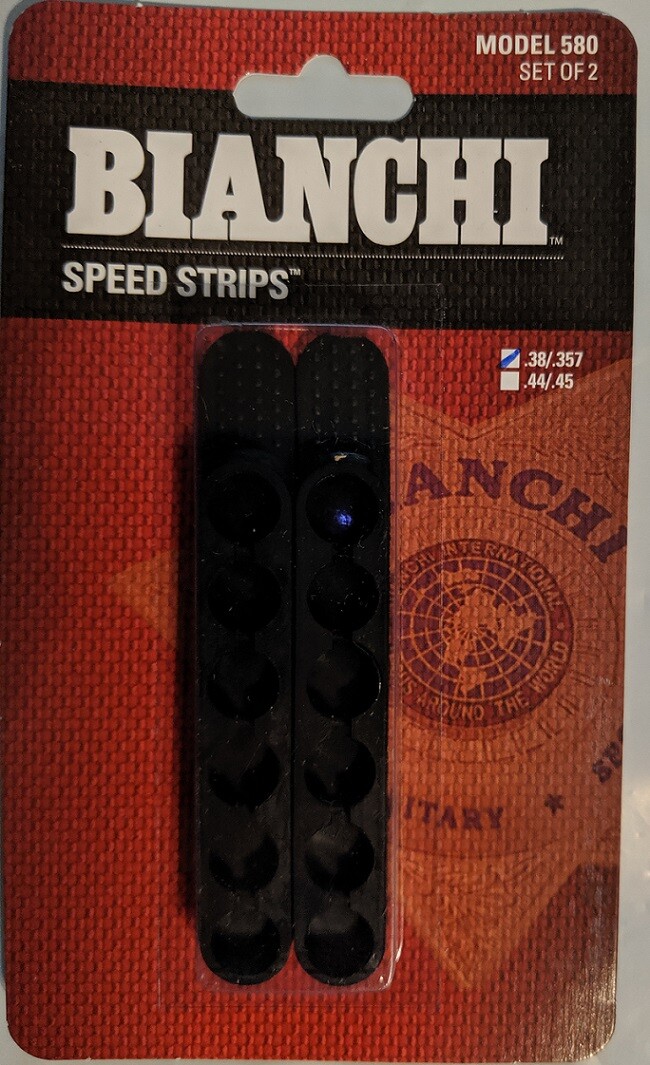 Bianchi Speed Strips Loader .38 / .357 - Set of 2 each holds 6 Rounds MFG# 20054
