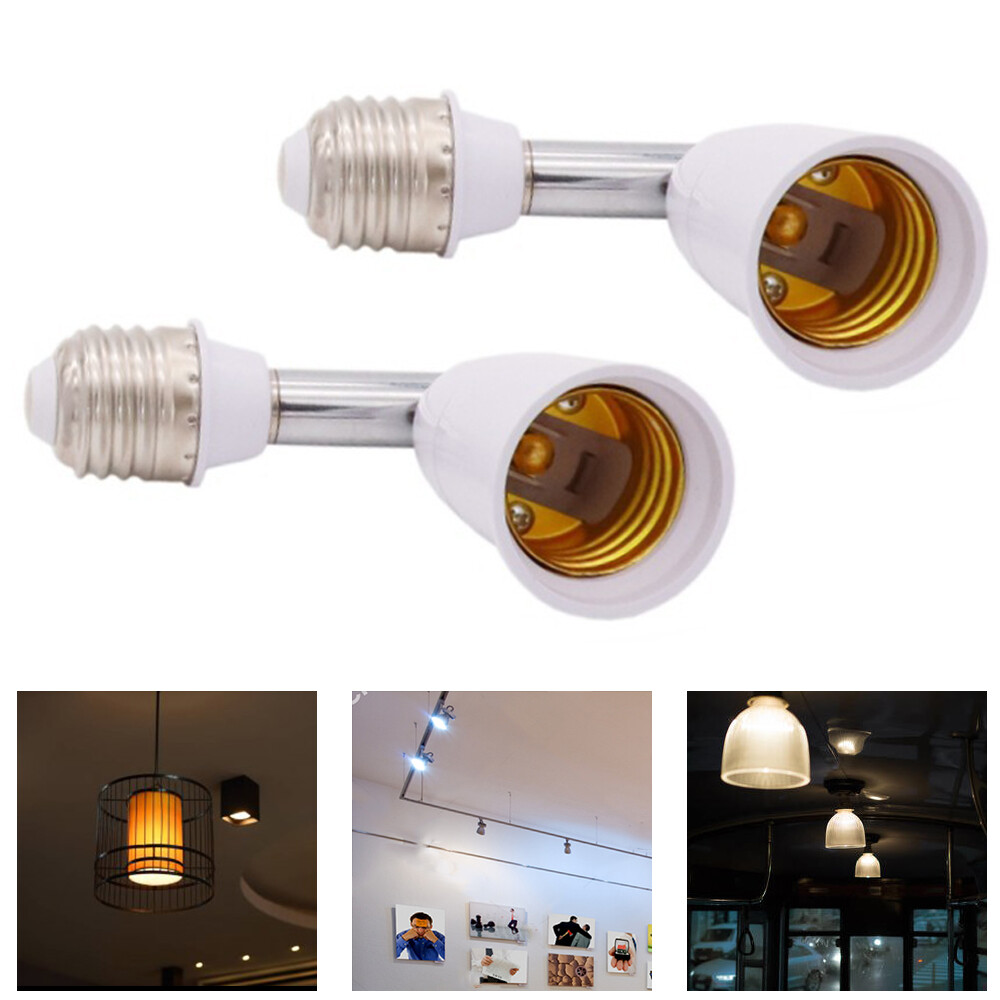 E26/E27 Light Socket Extender 4.5 " Extension adjustable vertical 90° Horizontal