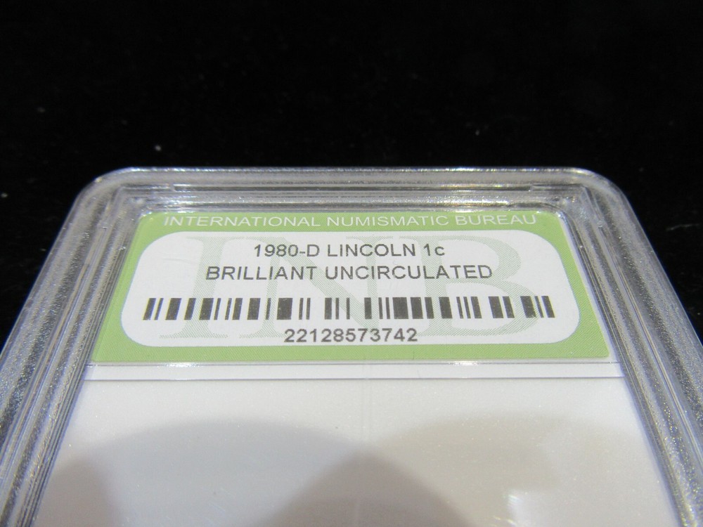 1980 - D Lincoln 1c Brilliant Uncirculated