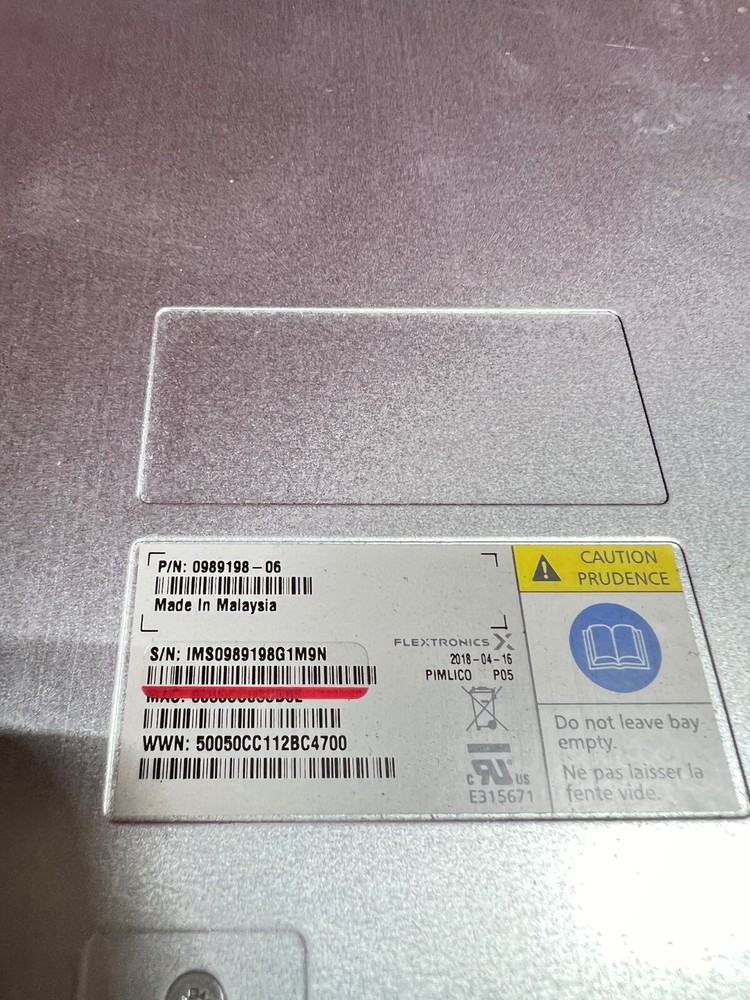 Flextronics 1019194-01 Controller Module 12Gb/s SAS Raid Controller 0989198-06