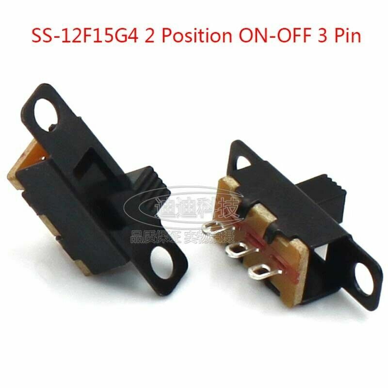 Mini 2 Position ON-OFF 3 Pin Slide PCB Panel Power Micro Switch SPDT Microswitch