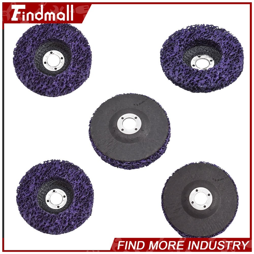 30 Pack 4" Poly Strip Disc Wheel Paint Rust Removal Clean For Angle Grinder