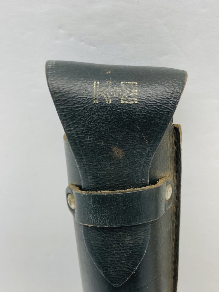 Vintage K&E Keuffel & Esser Hand Held Bubble Level Surveyor Scope Leather Case