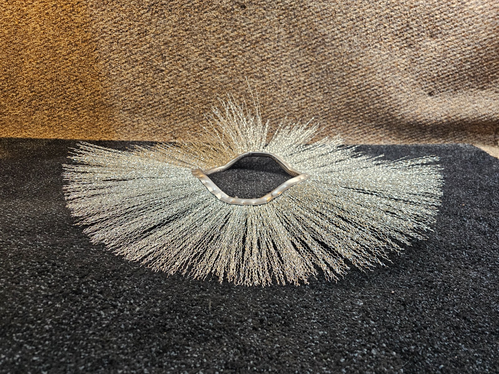 (QTY 2) CAT Steel Wire Sweeper Brush 30" OD