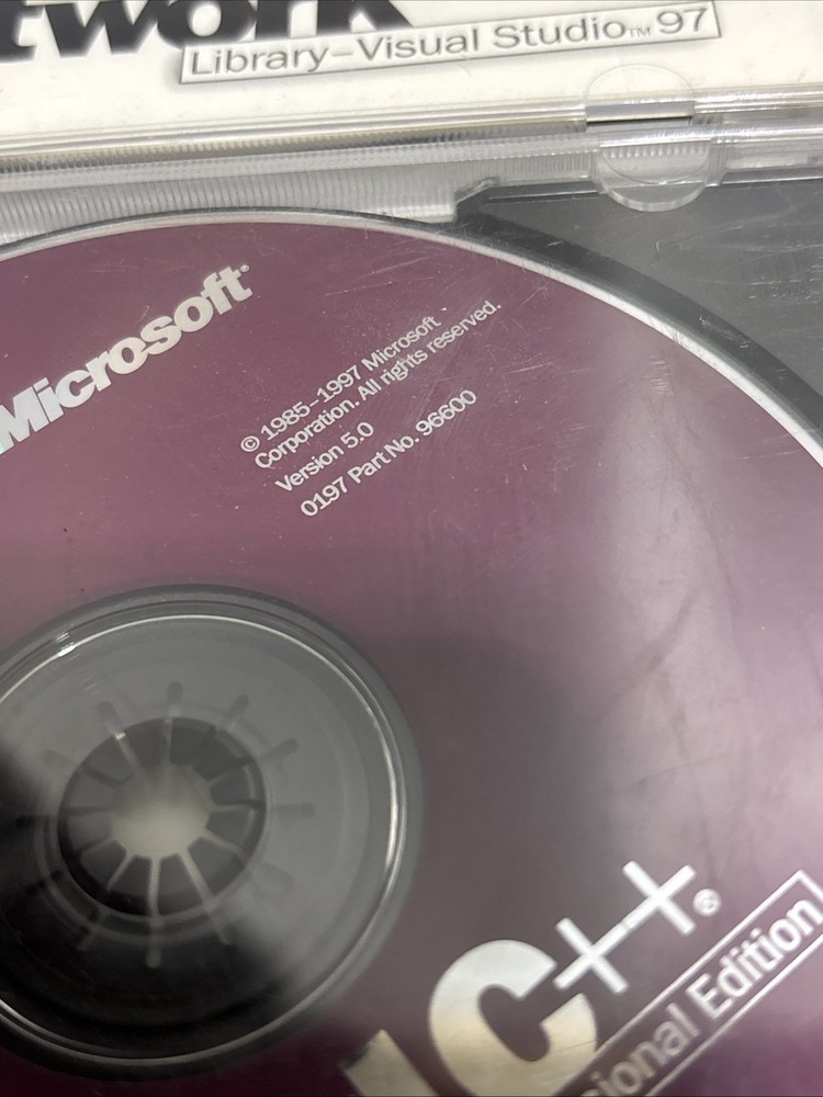 6 Microsoft Visual C++ for 16 bit Windows Versions CD Developer Net Lot