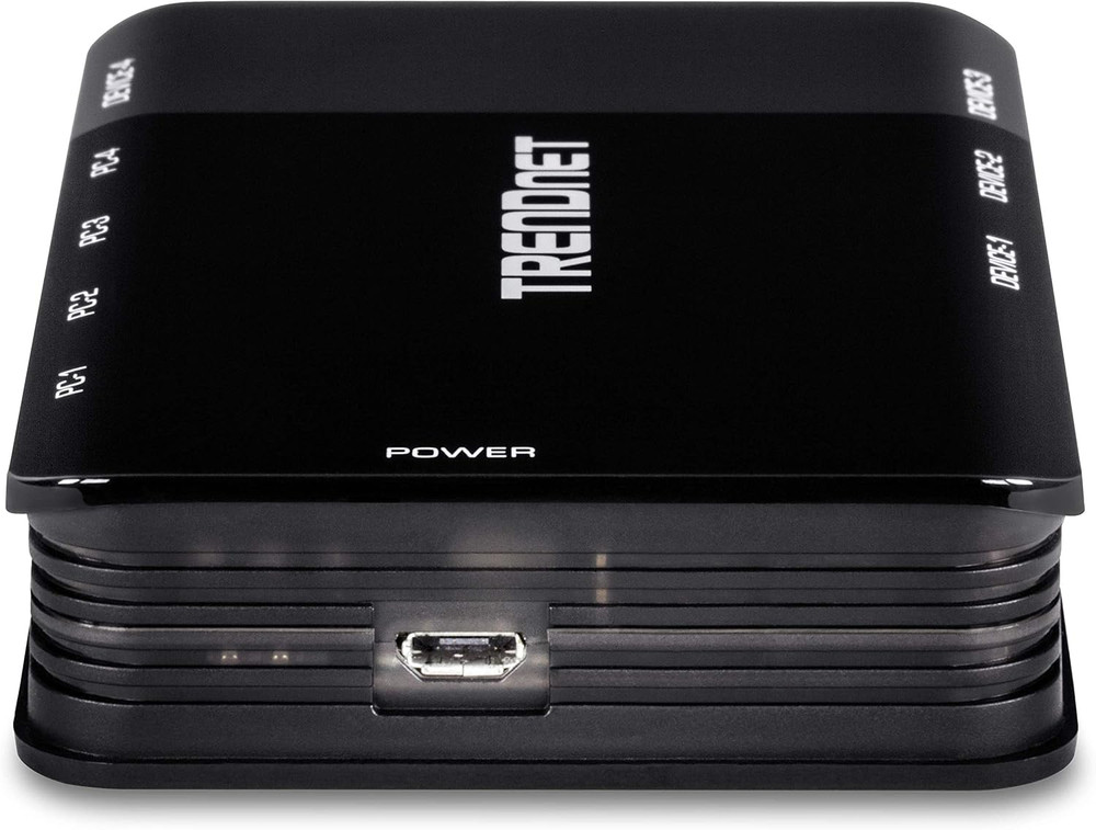 4 Computer 4-Port USB 3.1 Sharing Switch, TK-U404, Flash Drive Sharing, Scanners