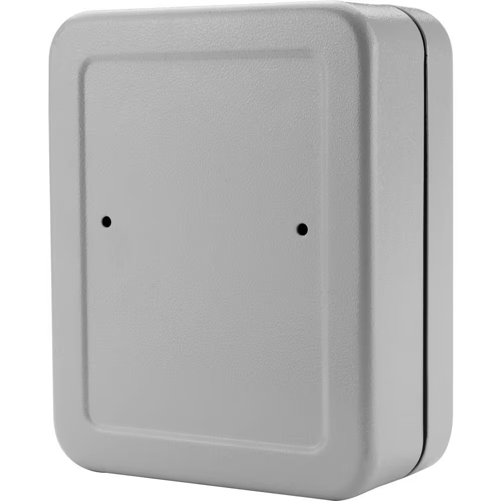 20-Position Steel Key Lock Box Safe with Key Lock, Gray