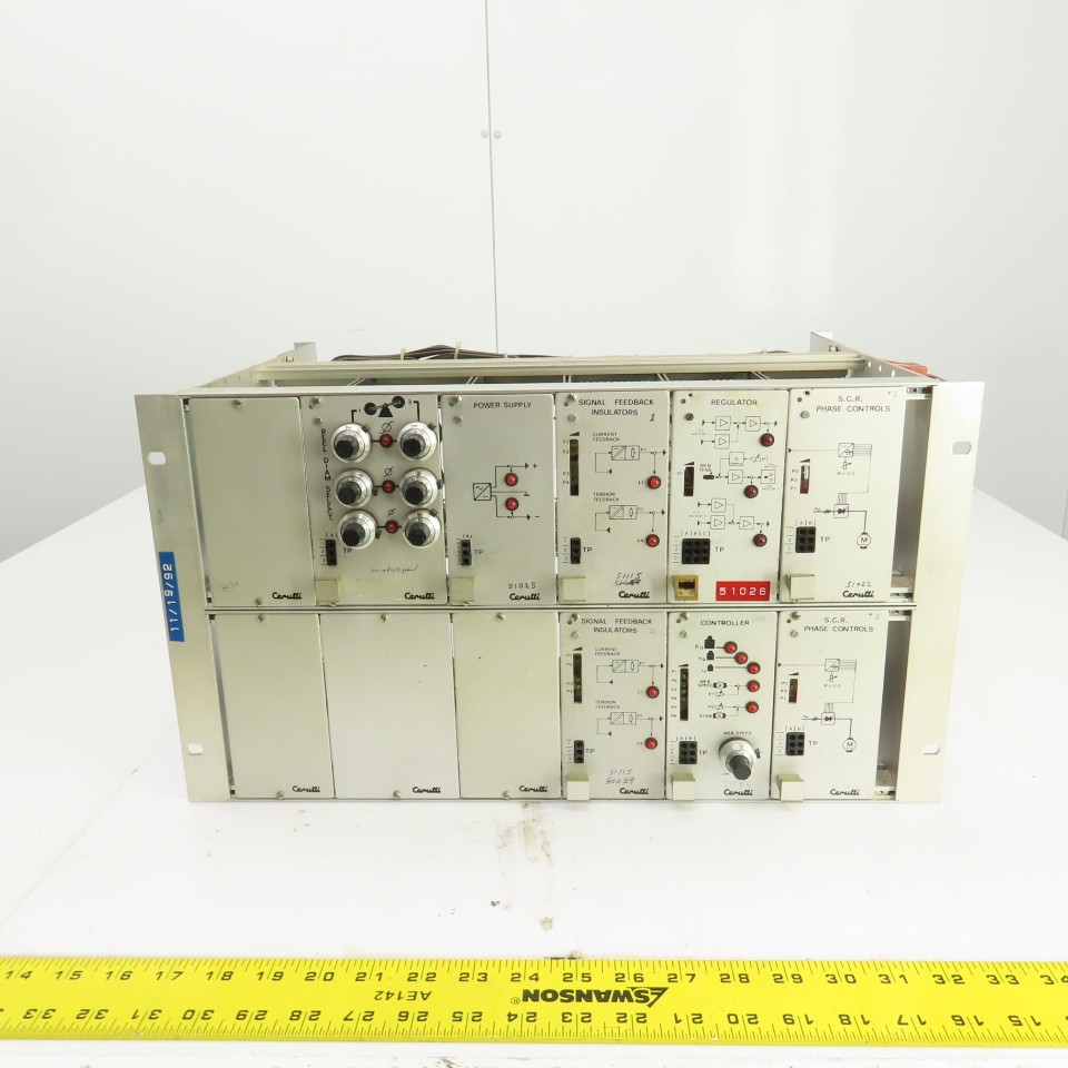 Cerutti RE 41303B Control Panel Assembly Regulator Phase, Feedback, Power Supply