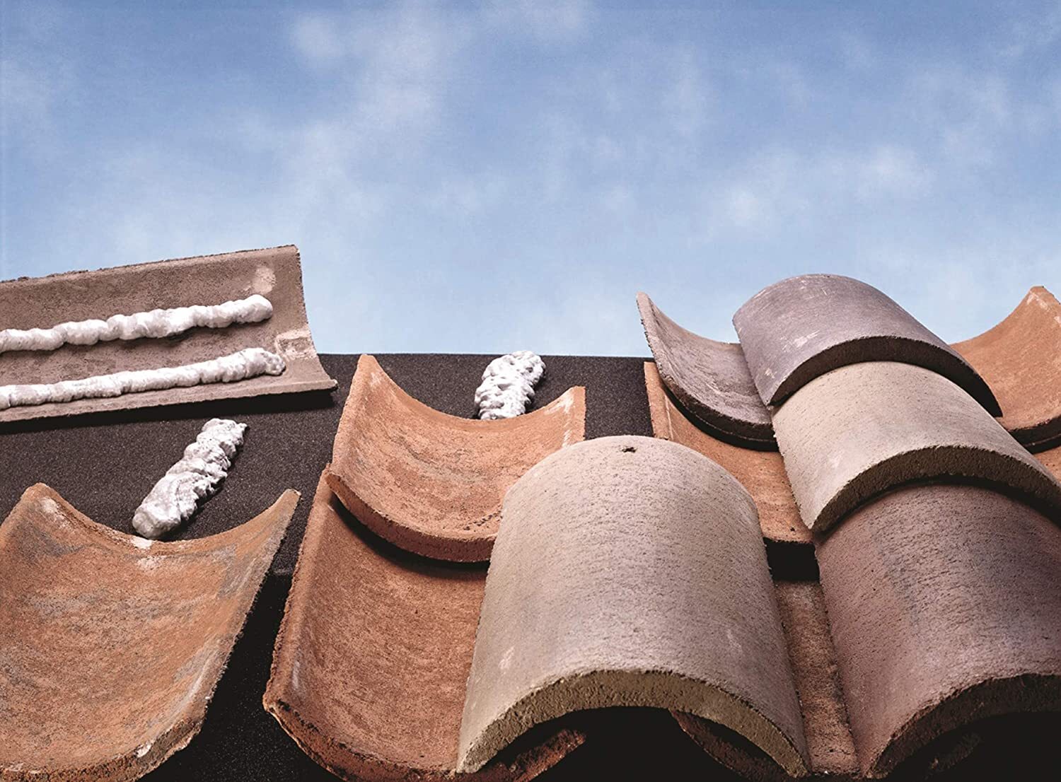 Tile Bond Roof Tile Adhesive - 28 oz Can with Reusable Straw, Case of 12