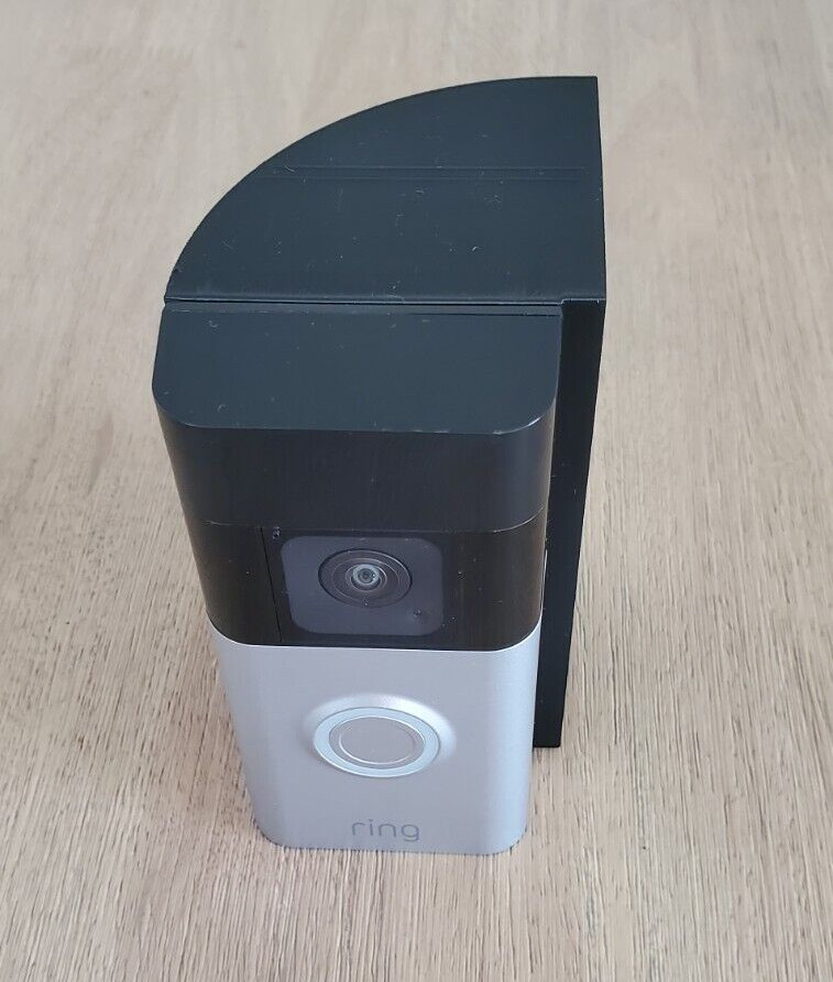 Ring Battery Doorbell Plus Wedge Angle Mount Bracket Holder 90 Degree 3D Printed
