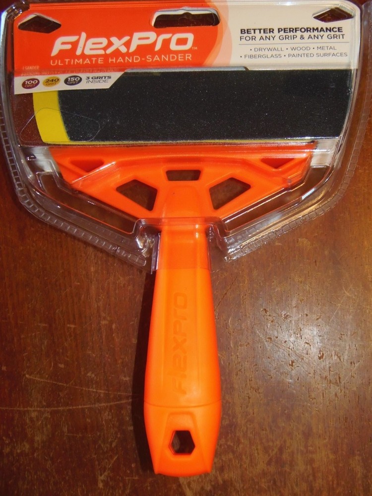 FlexPro Ultimate Hand Sander 3 sanding sheets    (2-FD-66)