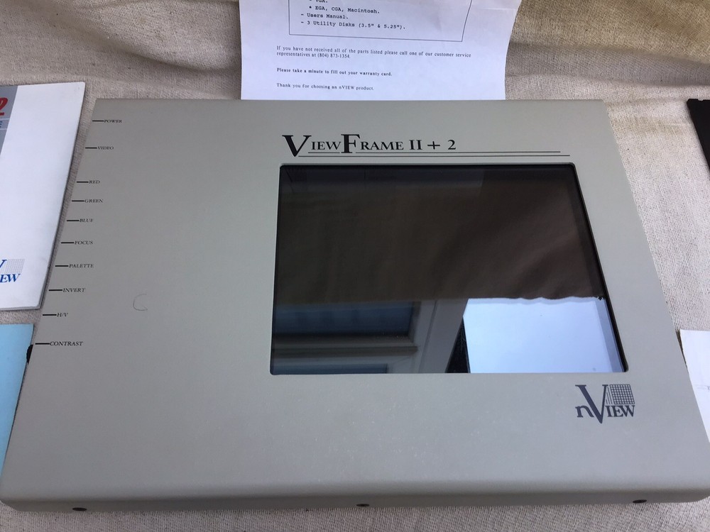 NVIEW VIEW FRAME ll +2 VISUAL PRESENTATION PROJECTION.