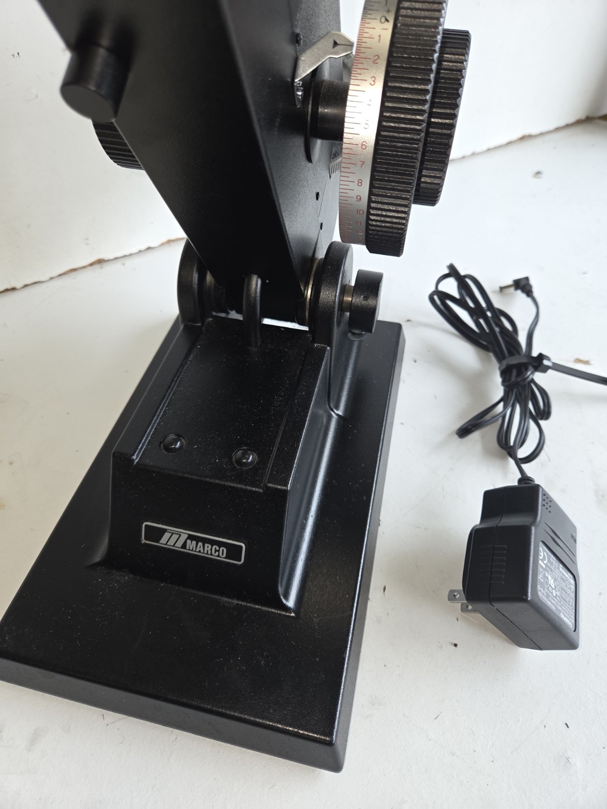 Lombart Marco LM-101 Manual Lensmeter Lensometer w/ Power Supply – Tested & Work