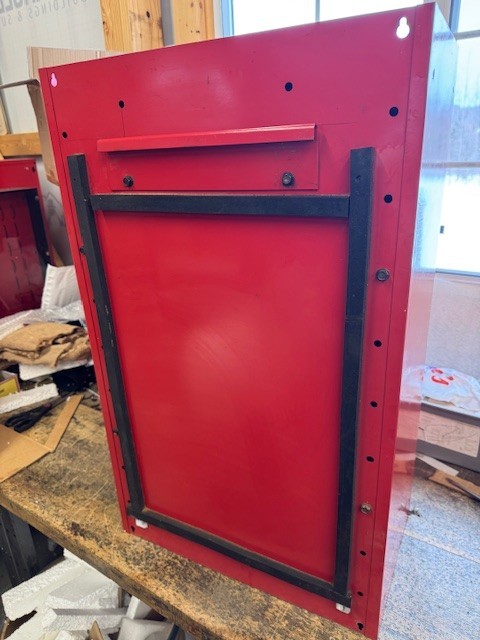 Vintage WATERLOO Side Hanging Toolbox Cabinet Box