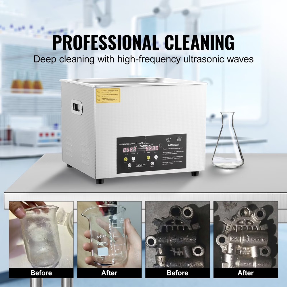 Digital Ultrasonic Cleaning Machine with Heater and Timer