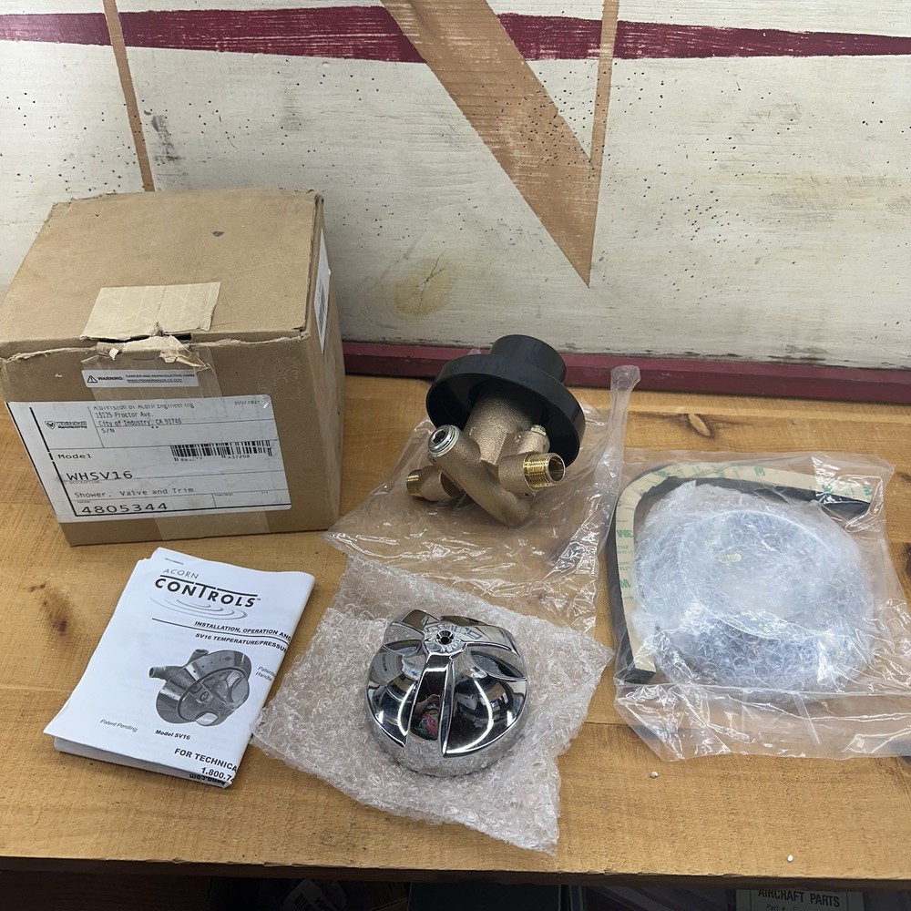 Whitehall WHSV16 Ligature-Resistant Solid Surface Shower Valve