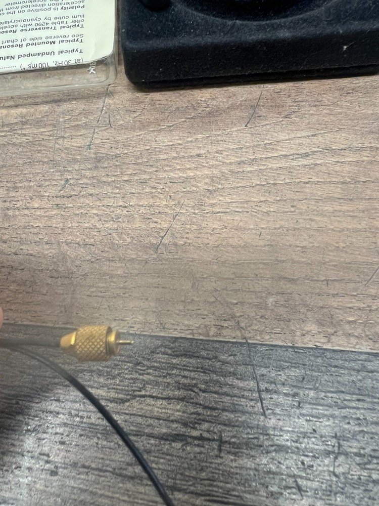 Bruel & Kjaer charge accelerometer Type 4374