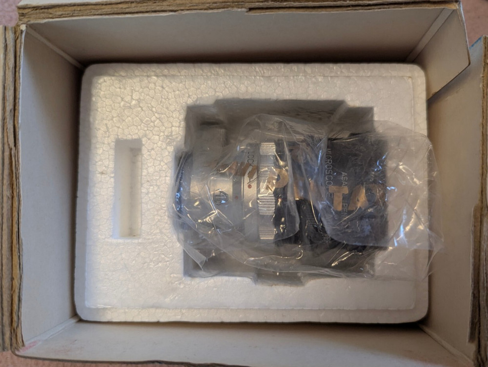 Asahi Optical Co Ltd Japan Pentax Microscope Adapter w/Box
