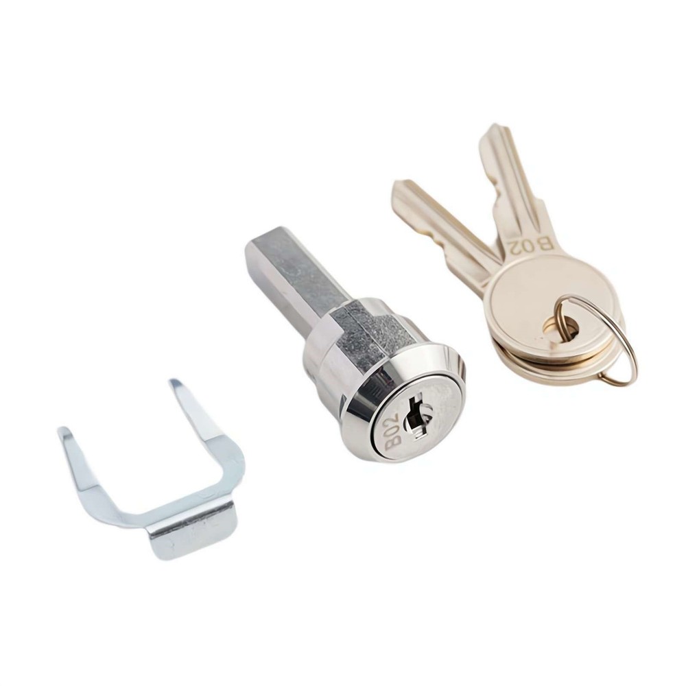 A Set Silver Universal Stainless Toolbox Lock For Movable Tool Cabinet Drawer