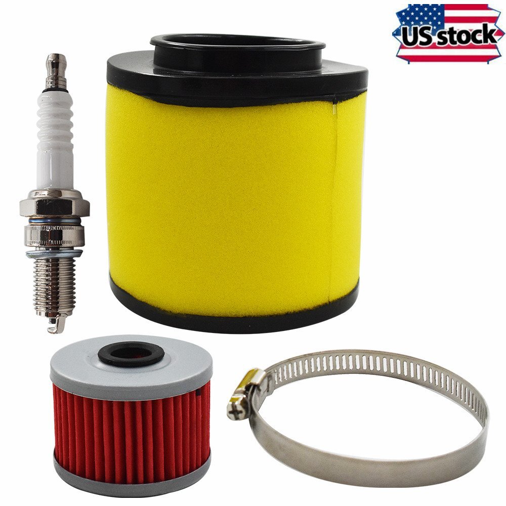 Air Oil Filter Spark Plug Tune Up Kit For Honda FourTrax 300 TRX300 1988-2000 US
