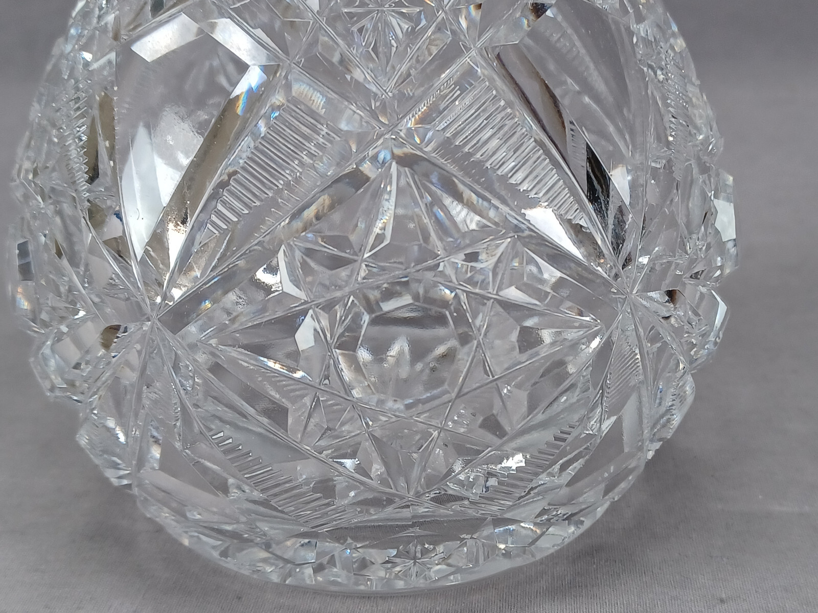 Adolf Kander Berlin 800 Silver & Brilliant Cut Glass Decanter C. 1888-1939 A